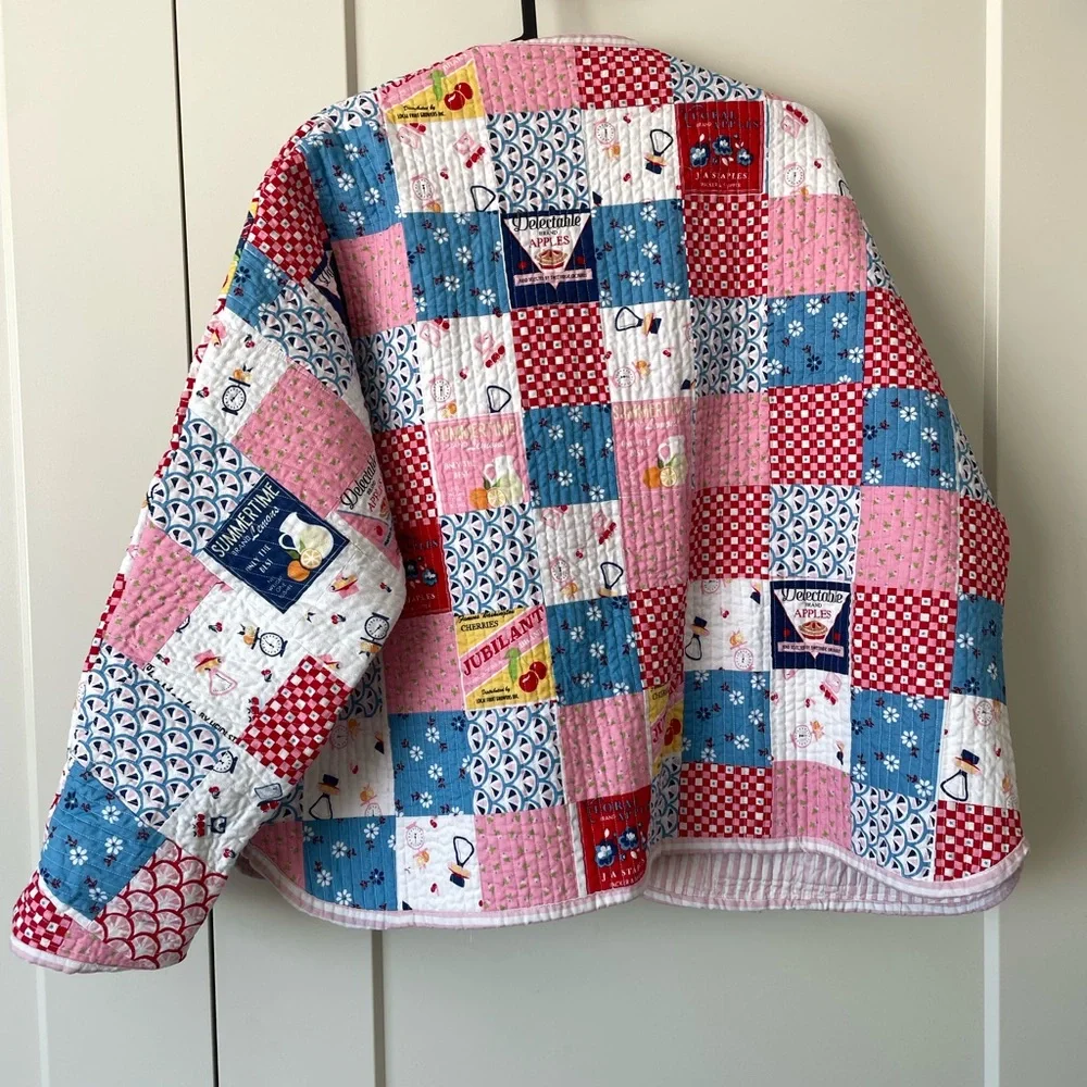 Colorful Patchwork Spring Jacket - Picture 4 of 4